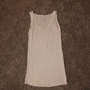 Storq white maternity tank.